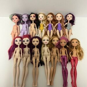 Ever After High Doll Lot- 14 Nude TLC Dolls